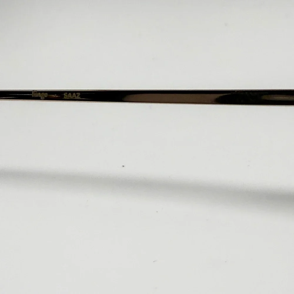 Hinge SAAZ Lager Eyeglass Frames‎ Gold Tortoise Round 50-19-140 Eyewear Glasses